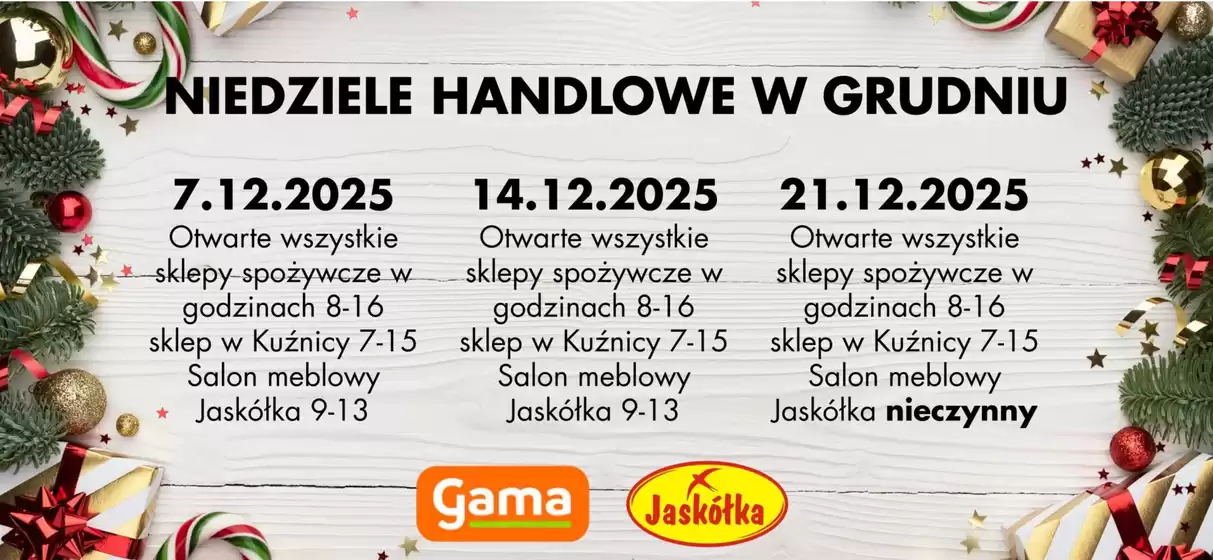 Katalog Jaskółka w: Luboń | Jaskółka gazetka | 2025-12-07T00:00:00.000Z - 2025-12-21T00:00:00.000Z