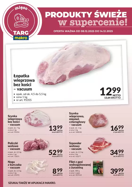 Katalog Makro w: Żarnów | Targ MAKRO - oferta świeża w super cenach! | 2025-12-08T00:00:00.000Z - 2025-12-14T00:00:00.000Z