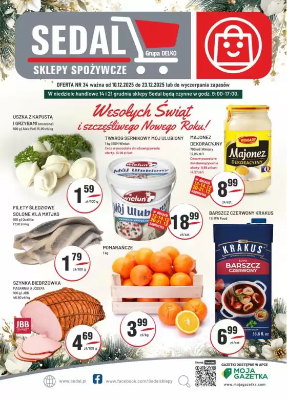 Katalog Sedal w: Ruda Śląska | Sedal gazetka | 2025-12-10T00:00:00.000Z - 2025-12-23T00:00:00.000Z