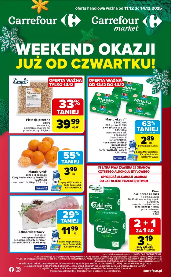 Katalog Carrefour w: Jelenia Góra | Gazetka Weekend okazji już od czwartku! | 2025-12-10T00:00:00.000Z - 2025-12-14T00:00:00.000Z