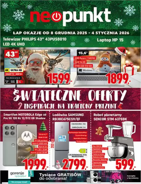 Katalog Neopunkt w: Gliwice | Swiąteczne oferty | 2025-12-09T00:00:00.000Z - 2025-12-23T00:00:00.000Z