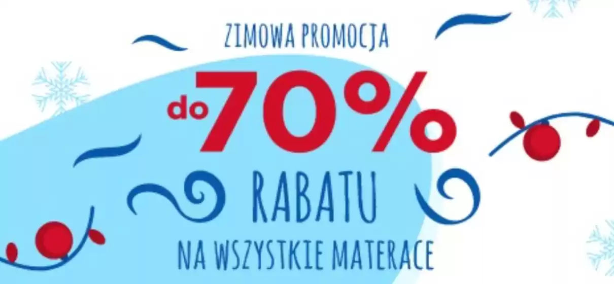 Katalog Materace dla Ciebie w: Piastów | Zimowa promocja | 2025-12-09T00:00:00.000Z - 2025-12-23T00:00:00.000Z