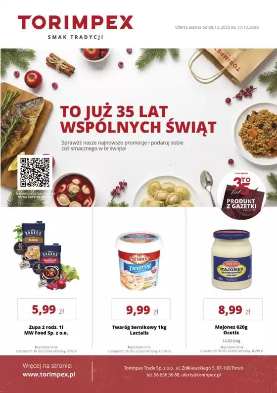 Katalog Torimpex w: Serock | Torimpex gazetka | 2025-12-08T00:00:00.000Z - 2025-12-27T00:00:00.000Z