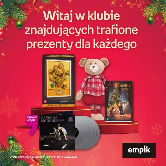 Katalog Empik w: Sosnowiec | Aktualne okazje i oferty | 2025-12-11T00:00:00.000Z - 2025-12-23T00:00:00.000Z