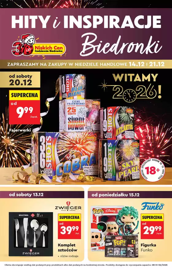 Katalog Biedronka w: Skierniewice | Atrakcyjne oferty specjalne dla wszystkich | 2025-12-13T00:00:00.000Z - 2025-12-21T00:00:00.000Z