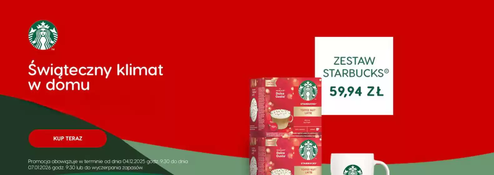 Katalog Dolce Gusto w: Bartoszyce | Otrzymaj do 3 opakowań kaw gratis! | 2025-12-12T00:00:00.000Z - 2026-01-07T00:00:00.000Z