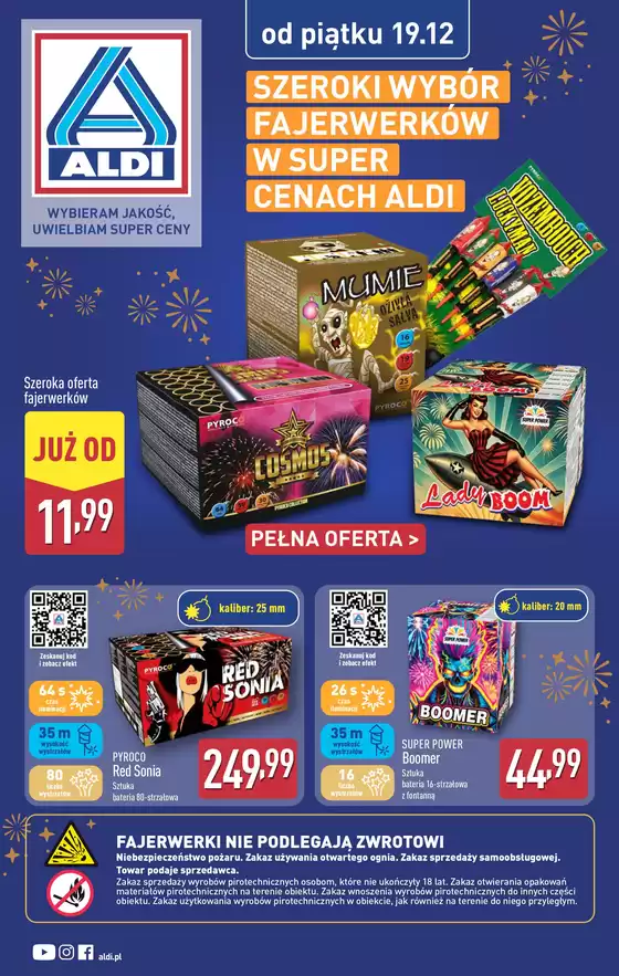 Katalog Aldi w: Jarosław | Ekskluzywne oferty dla naszych klientów | 2025-12-19T00:00:00.000Z - 2025-12-19T00:00:00.000Z