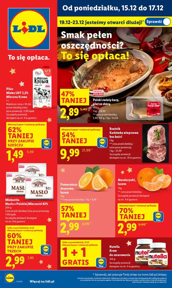Katalog Lidl w: Kępno | GAZETKA OD 15.12 | 2025-12-15T00:00:00.000Z - 2025-12-17T00:00:00.000Z