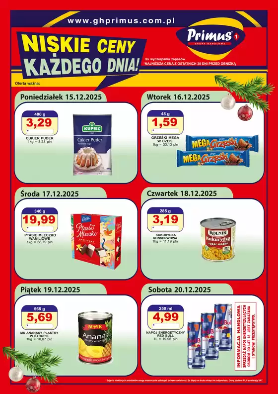 Katalog Primus w: Stalowa Wola | Szeroki wybór ofert | 2025-12-15T00:00:00.000Z - 2025-12-20T00:00:00.000Z
