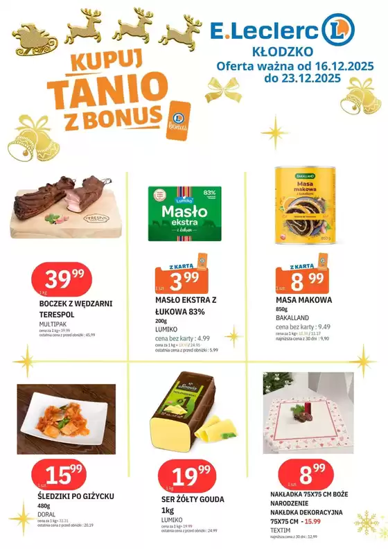 Katalog E.Leclerc w: Jarosław | Aktualne oferty i promocje | 2025-12-16T00:00:00.000Z - 2025-12-23T00:00:00.000Z