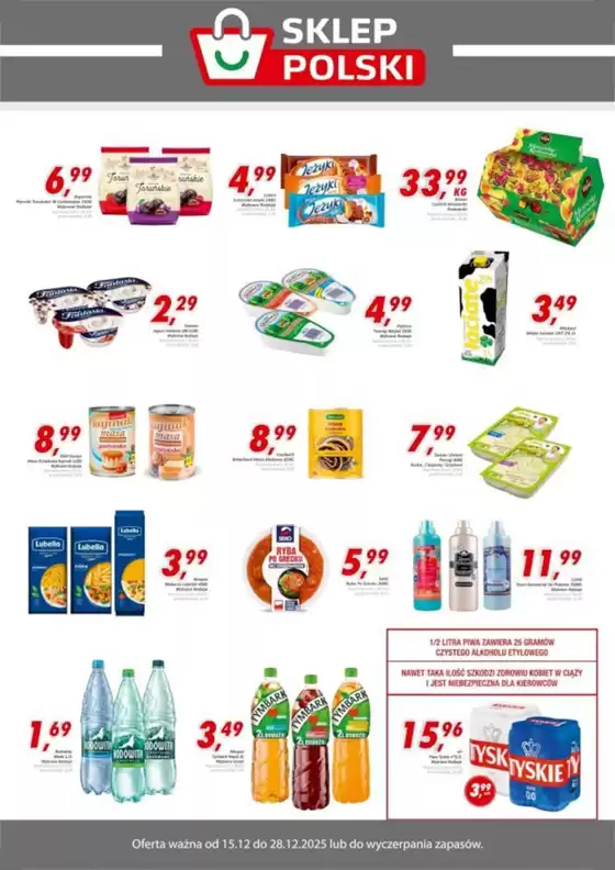 Katalog Sklep Polski w: Jarosław | Promocji Sklep Polski | 2025-12-15T00:00:00.000Z - 2025-12-28T00:00:00.000Z