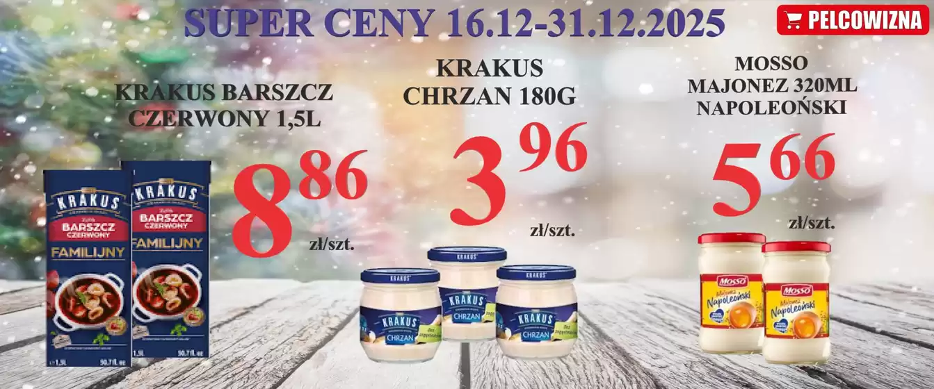 Katalog Pelcowizna w: Okonek | Pelcowizna gazetka | 2025-12-16T00:00:00.000Z - 2025-12-31T00:00:00.000Z