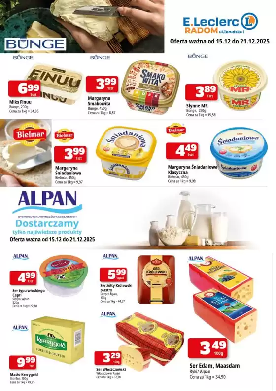 Katalog E.Leclerc w: Chynów | Odkryj atrakcyjne oferty | 2025-12-15T00:00:00.000Z - 2025-12-21T00:00:00.000Z