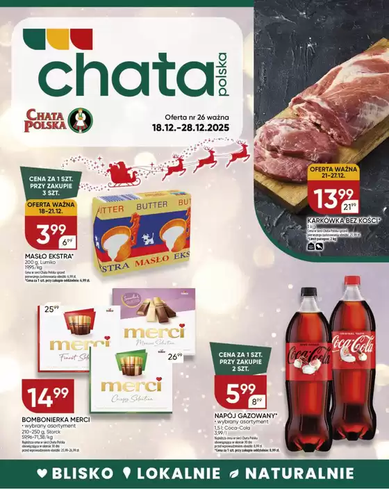 Katalog Chata Polska w: Wronki | Chata Polska gazetka | 2025-12-18T00:00:00.000Z - 2025-12-28T00:00:00.000Z
