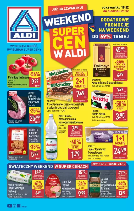Katalog Aldi w: Wronki | Aktualne promocje specjalne | 2025-12-18T00:00:00.000Z - 2025-12-21T00:00:00.000Z