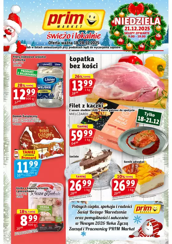 Katalog Prim Market w: Ząbki | Ekskluzywne okazje | 2025-12-18T00:00:00.000Z - 2025-12-28T00:00:00.000Z