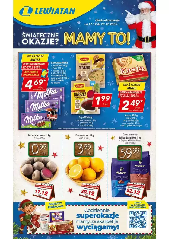 Katalog Lewiatan w: Koszalin | Świetne rabaty na wybrane produkty | 2025-12-17T00:00:00.000Z - 2025-12-23T00:00:00.000Z
