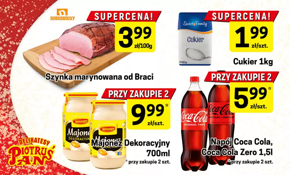 Katalog Delikatesy Piotruś Pan w: Biała Podlaska | Supercena ! | 2025-12-22T00:00:00.000Z - 2025-12-29T00:00:00.000Z