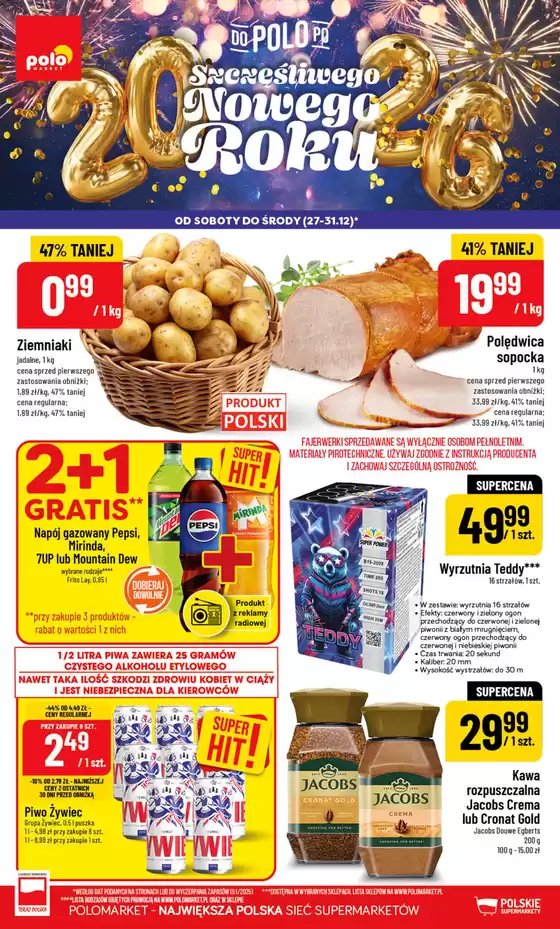 Katalog Polomarket w: Bielsko-Biała | Świetna oferta dla wszystkich klientów | 2025-12-27T00:00:00.000Z - 2025-12-31T00:00:00.000Z