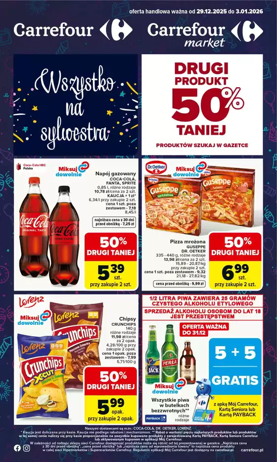 Katalog Carrefour w: Besko | Gazetka Carrefour, Market od poniedziałku! | 2025-12-28T00:00:00.000Z - 2026-01-03T00:00:00.000Z
