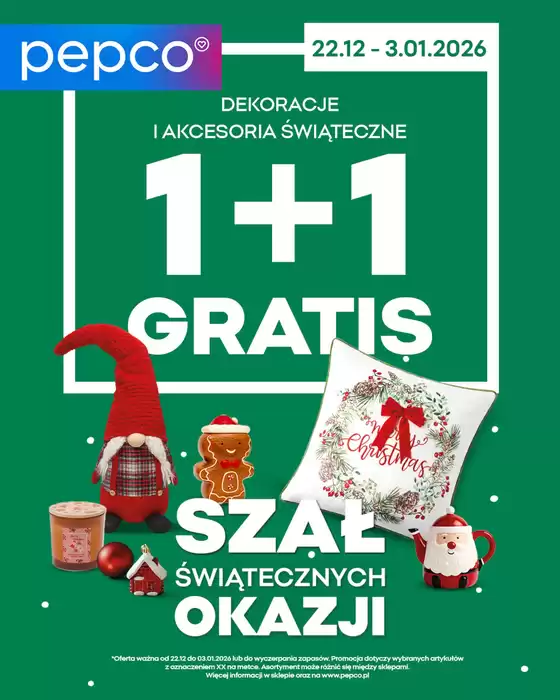 Katalog Pepco w: Płock | Oferty dla łowców okazji | 2025-12-22T00:00:00.000Z - 2026-01-03T00:00:00.000Z