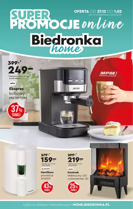 Katalog Biedronka | Świetne rabaty na wybrane produkty | 2025-12-27T00:00:00.000Z - 2026-02-01T00:00:00.000Z