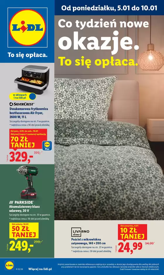 Katalog Lidl w: Brzeziny | KATALOG OD 5.01 | 2026-01-05T00:00:00.000Z - 2026-01-10T00:00:00.000Z