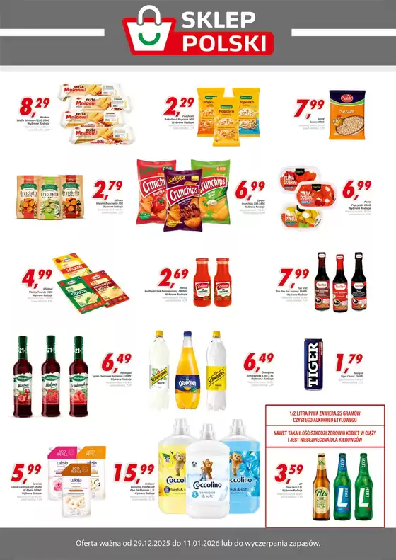 Katalog Sklep Polski w: Brzeziny | Oferta ważna do 11.01.2026 | 2025-12-29T00:00:00.000Z - 2026-01-11T00:00:00.000Z