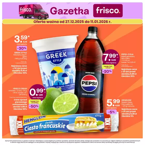 Katalog Frisco.pl w: Brzeziny | Mega oferta | 2025-12-29T00:00:00.000Z - 2026-01-11T00:00:00.000Z