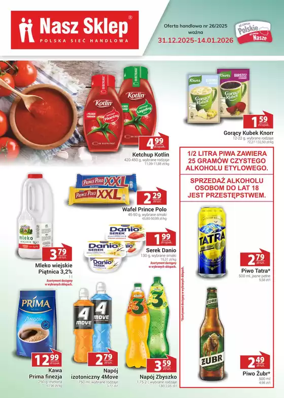 Katalog Nasz Sklep w: Brzeg | Najlepsze oferty dla oszczędnych | 2025-12-31T00:00:00.000Z - 2026-01-14T00:00:00.000Z