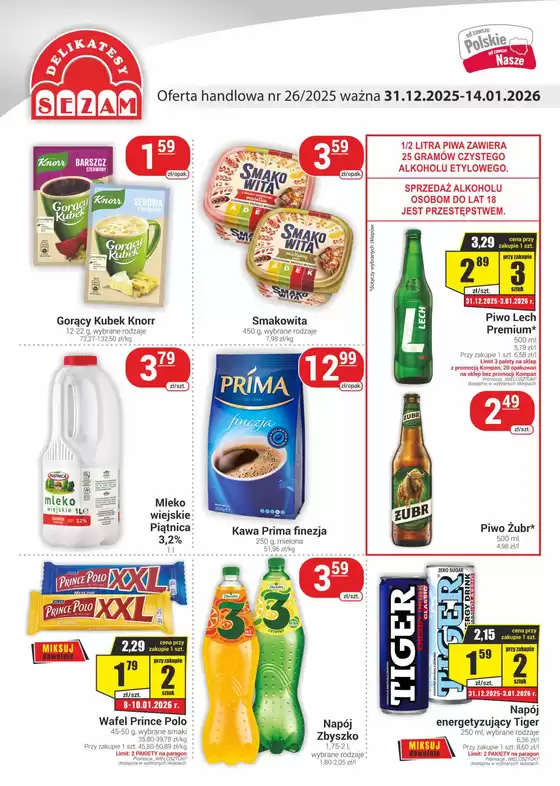 Katalog Nasz Sklep w: Brzeg | Odkryj atrakcyjne oferty | 2025-12-31T00:00:00.000Z - 2026-01-14T00:00:00.000Z