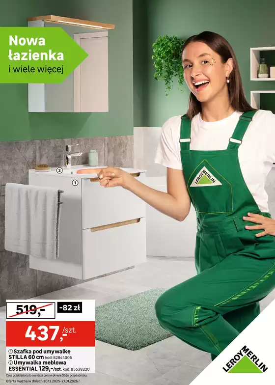 Katalog Leroy Merlin w: Głogów | Gazetka Styczeń | 2025-12-30T00:00:00.000Z - 2026-01-27T00:00:00.000Z