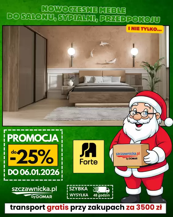 Katalog Domar Poznań w: Kraków | Świąteczna promocja w szczawnicka.pl by DOMAR | 2025-12-30T00:00:00.000Z - 2026-01-02T00:00:00.000Z