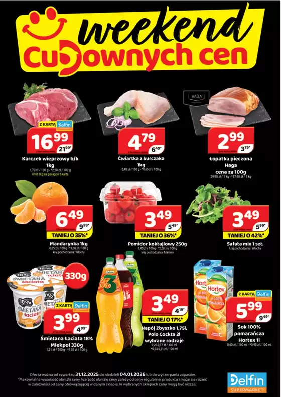 Katalog Delfin w: Piła | Świetne rabaty na wybrane produkty | 2025-12-31T00:00:00.000Z - 2026-01-04T00:00:00.000Z