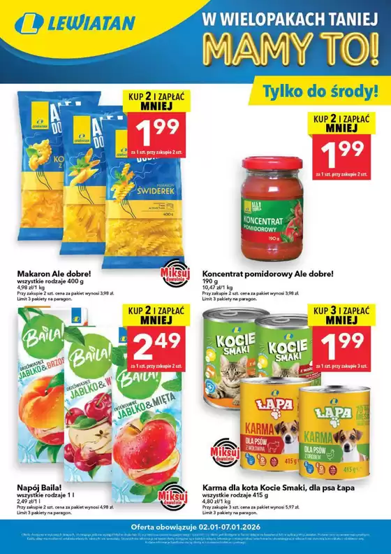 Katalog Lewiatan w: Piła | Najlepsze oferty i rabaty | 2026-01-02T00:00:00.000Z - 2026-01-07T00:00:00.000Z