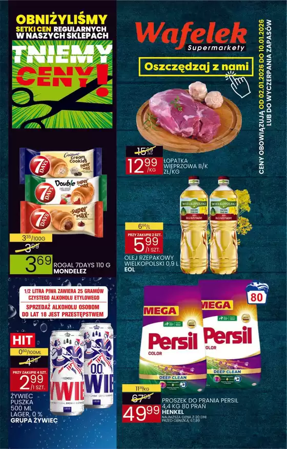 Katalog Wafelek w: Piła | Oferty dla łowców okazji | 2026-01-02T00:00:00.000Z - 2026-01-10T00:00:00.000Z