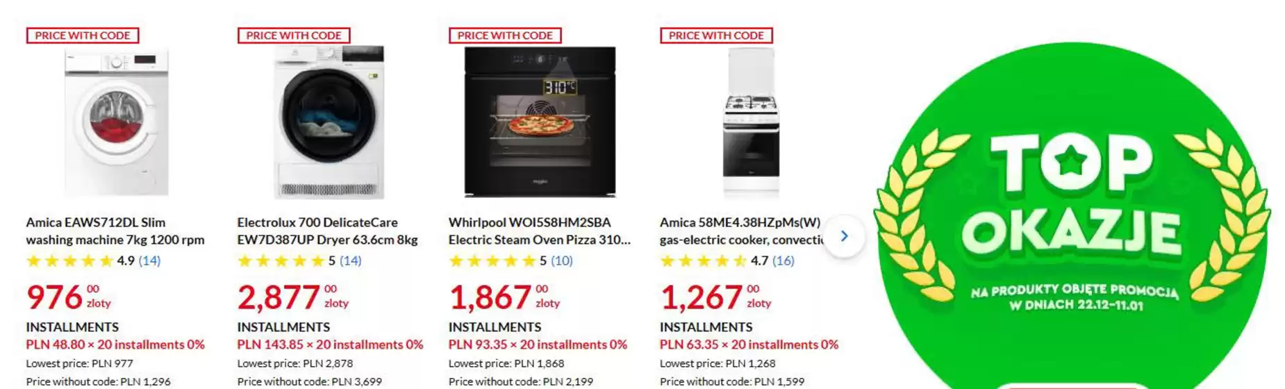 Katalog Oleole w: Czeladź | Top okazje  | 2025-12-31T00:00:00.000Z - 2026-01-11T00:00:00.000Z