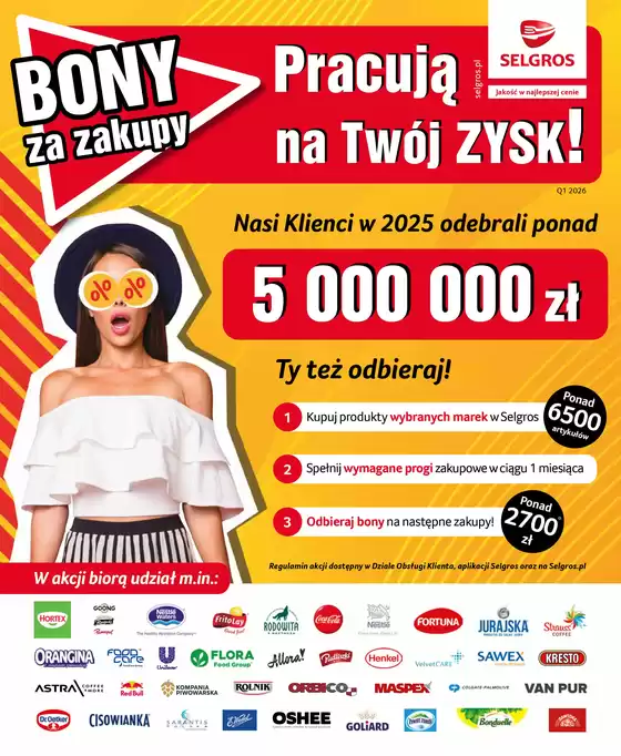 Katalog Selgros w: Białogard | Bony za zakupy | 2026-01-01T00:00:00.000Z - 2026-03-31T00:00:00.000Z