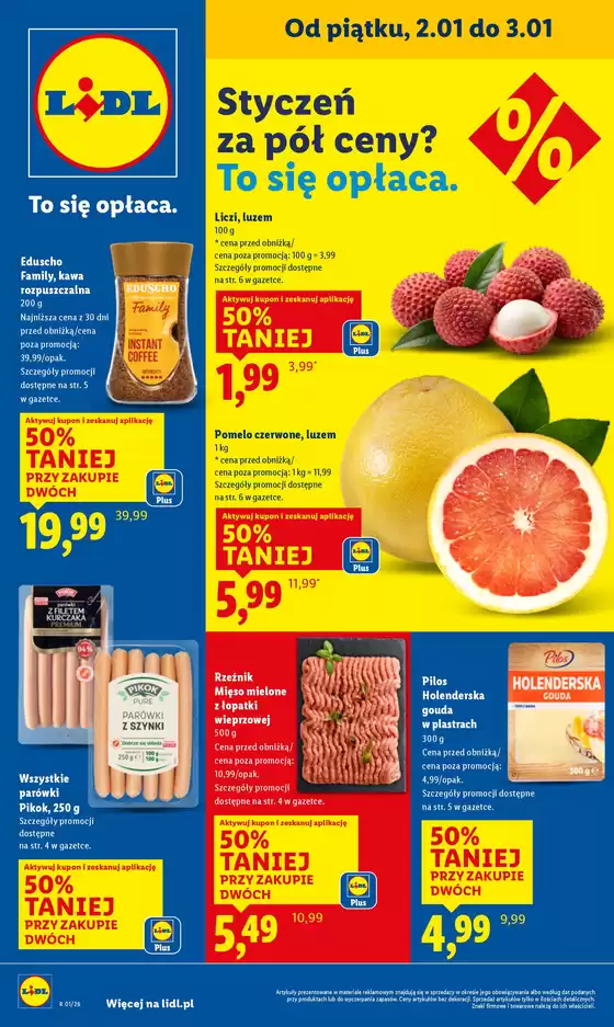 Katalog Lidl | GAZETKA OD 2.01 | 2026-01-02T00:00:00.000Z - 2026-01-03T00:00:00.000Z