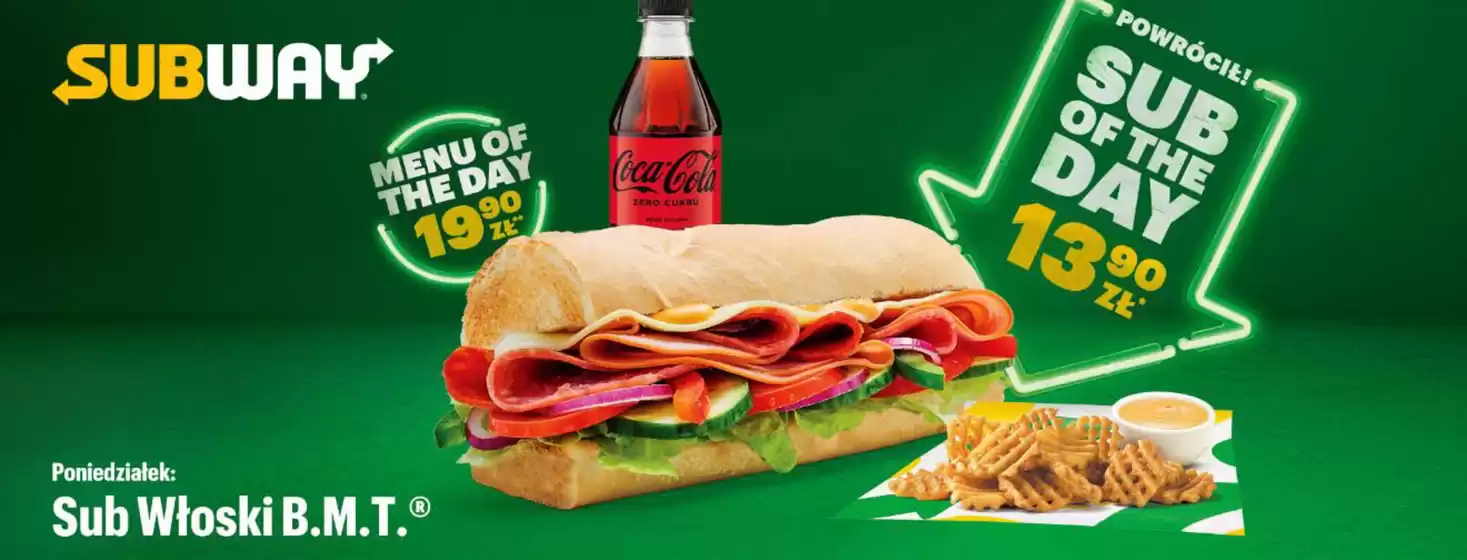 Katalog Subway | Menu of the day | 2026-01-14T00:00:00.000Z - 2026-01-28T00:00:00.000Z