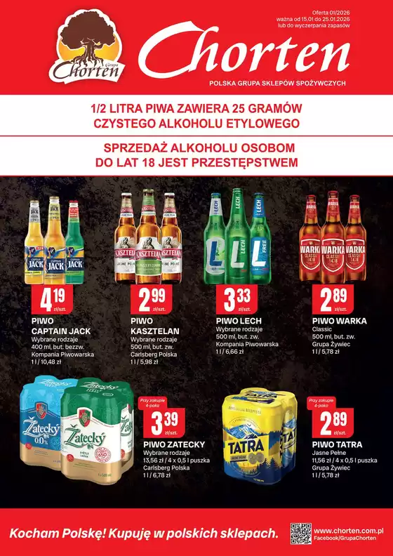 Katalog Chorten w: Gdańsk | Aktualne okazje i oferty | 2026-01-15T00:00:00.000Z - 2026-01-25T00:00:00.000Z