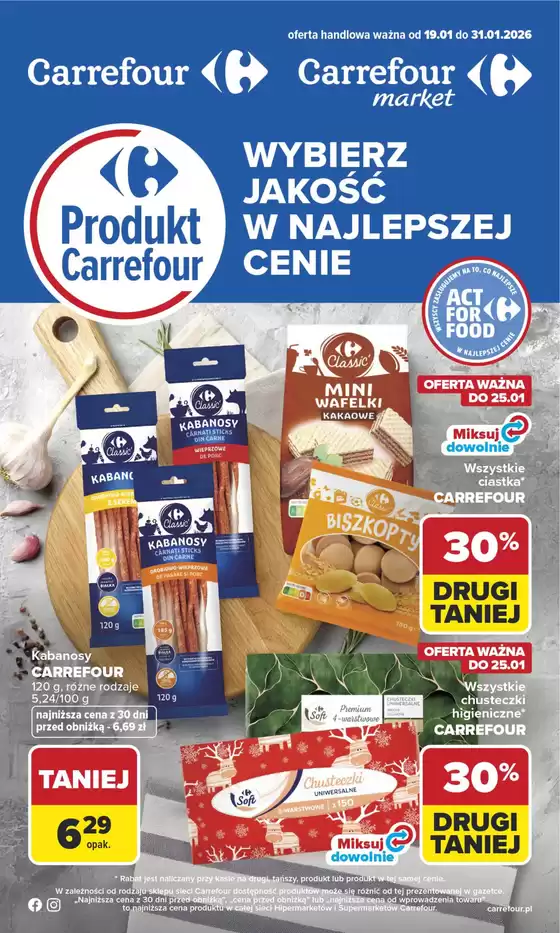 Katalog Carrefour w: Gdańsk | Gazetka Produkt Carrefour od poniedziałku | 2026-01-18T00:00:00.000Z - 2026-01-31T00:00:00.000Z