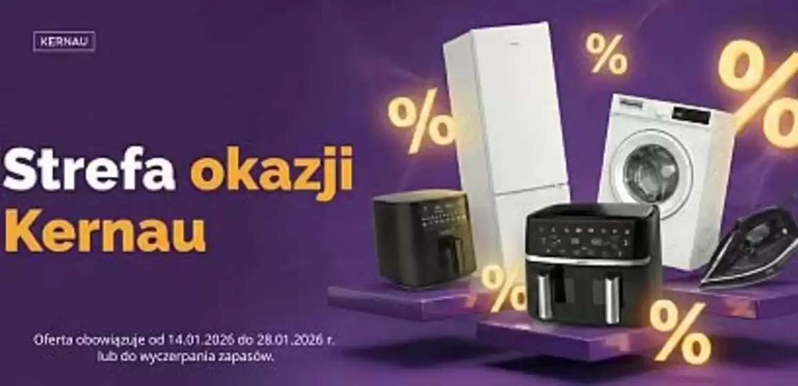 Katalog Kernau w: Ciechanów | Strefa okazji Kernau  | 2026-01-19T00:00:00.000Z - 2026-01-28T00:00:00.000Z