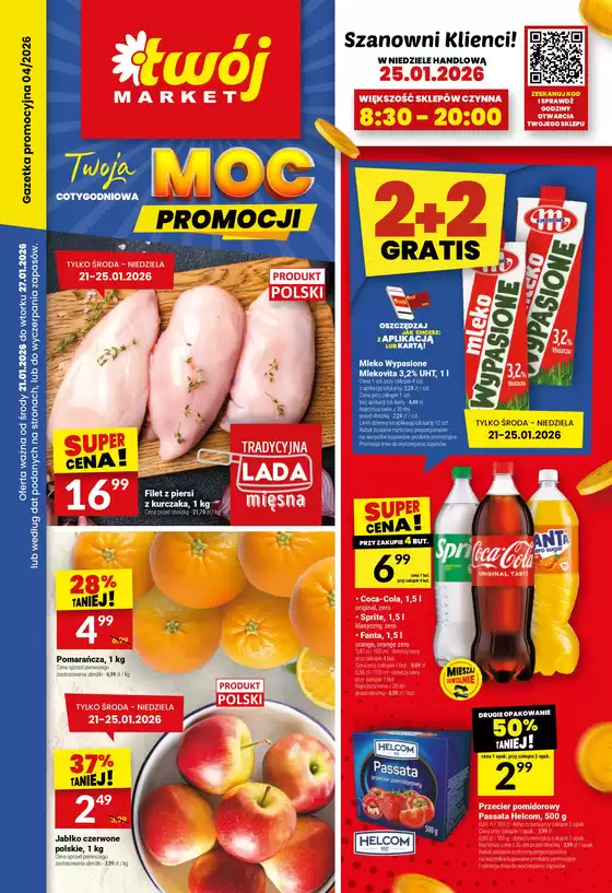 Katalog Twój Market w: Radom | Twój Market gazetka | 2026-01-21T00:00:00.000Z - 2026-01-27T00:00:00.000Z