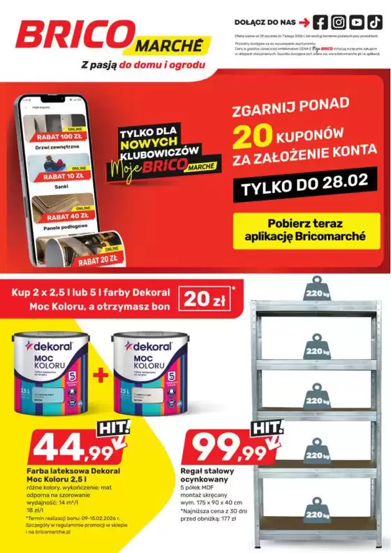 Katalog Bricomarche w: Radomsko | Oferty dla łowców okazji | 2026-02-09T00:00:00.000Z - 2026-02-15T00:00:00.000Z