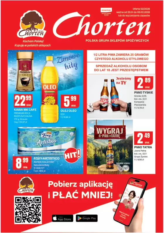 Katalog Chorten w: Komorów | Oszczędzaj teraz dzięki naszym ofertom | 2026-01-29T00:00:00.000Z - 2026-02-08T00:00:00.000Z