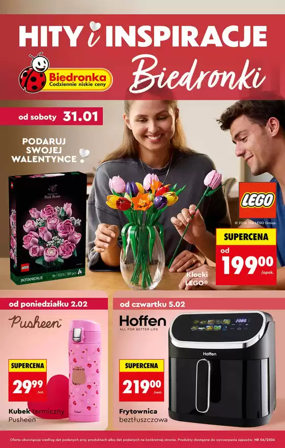 Katalog Biedronka w: Czchów | Świetne rabaty na wybrane produkty | 2026-01-31T00:00:00.000Z - 2026-02-05T00:00:00.000Z