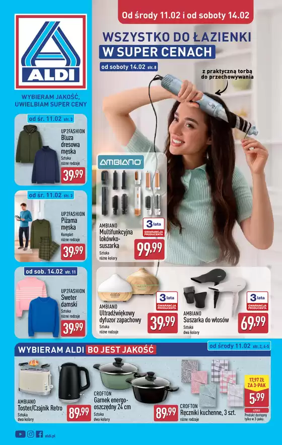 Katalog Aldi w: Golina | Oferty dla łowców okazji | 2026-02-11T00:00:00.000Z - 2026-02-14T00:00:00.000Z