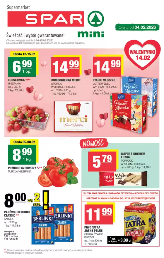 Katalog Spar w: Częstochowa | Atrakcyjne oferty specjalne dla wszystkich | 2026-02-04T00:00:00.000Z - 2026-02-15T00:00:00.000Z