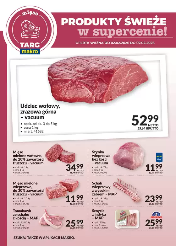 Katalog Makro w: Pyzdry | Targ MAKRO - oferta świeża w super cenach | 2026-02-02T00:00:00.000Z - 2026-02-07T00:00:00.000Z